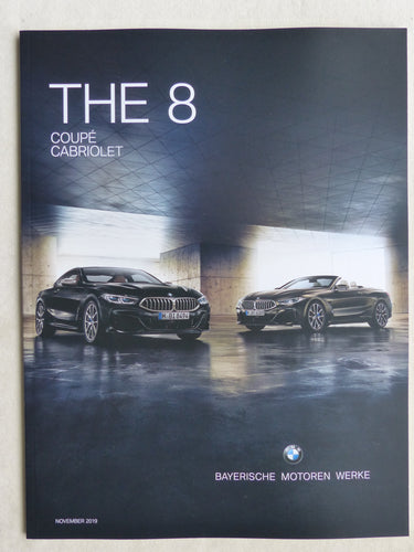 BMW 8er Coupe Cabrio M850i xDrive MJ 2020 - Prospekt Preisliste Brochure 11.2019 - car-brochure