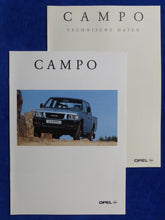 Lade das Bild in den Galerie-Viewer, Opel Campo MJ 1993 - Prospekt Brochure + Daten 01.1993
