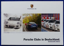 Lade das Bild in den Galerie-Viewer, Porsche Clubs in Deutschland - 911 Boxster Panamera - Prospekt Brochure 08.2013
