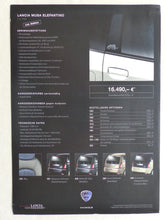 Lade das Bild in den Galerie-Viewer, Lancia Musa Elefantino Limited Edition - Prospekt Brochure 2008
