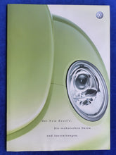 Lade das Bild in den Galerie-Viewer, VW New Beetle - Daten &amp; Ausstattungen MJ 2003 - Prospekt Brochure 04.2002
