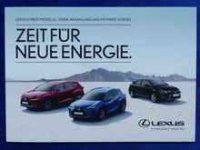 Lade das Bild in den Galerie-Viewer, Lexus Hybrid Modelle MJ 2021 CT 200h UX 250h NX 300h - Prospekt Brochure 08.2020
