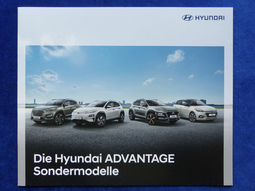 Hyundai Advantage Sondermodelle i20 Kona Tucson - Prospekt Brochure 03.2020