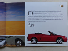 Lade das Bild in den Galerie-Viewer, MG F Roadster MGF 1.8i Typ RD - Prospekt Brochure + Daten &amp; Ausstattungen 2000
