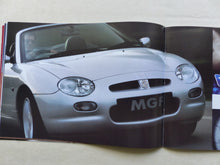 Lade das Bild in den Galerie-Viewer, MG F Roadster MGF 1.8i Typ RD - Prospekt Brochure + Daten &amp; Ausstattungen 2000

