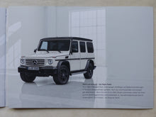 Lade das Bild in den Galerie-Viewer, Mercedes-Benz G-Klasse designo manufaktur AMG MJ 2016 - Prospekt + Preisliste 12.2015
