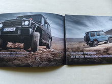 Lade das Bild in den Galerie-Viewer, Mercedes-Benz G-Klasse G 350d Professional MJ 2017 - Prospekt Brochure 06.2016
