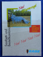 Lade das Bild in den Galerie-Viewer, Rabe Sturmvogel 6000 KA Saatbettkombination - Prospekt Brochure 02.1998
