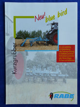 Lade das Bild in den Galerie-Viewer, Rabe Blue Bird G GH GHF EKF Kurzgrubber - Prospekt Brochure 05.1997
