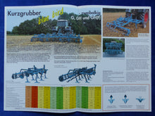 Lade das Bild in den Galerie-Viewer, Rabe Blue Bird G GH GHF EKF Kurzgrubber - Prospekt Brochure 05.1997
