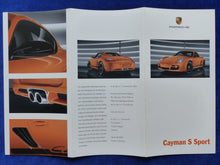 Lade das Bild in den Galerie-Viewer, Porsche Cayman S Sport Limited 1 of 700 MJ 2009 - Prospekt Brochure 08.2008
