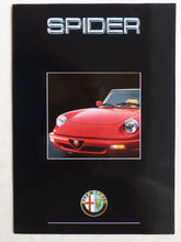 Lade das Bild in den Galerie-Viewer, Alfa Romeo Spider 2.0 MJ 1992 - Hochglanz Prospekt Brochure 10.1991
