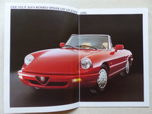 Lade das Bild in den Galerie-Viewer, Alfa Romeo Spider 2.0 MJ 1992 - Hochglanz Prospekt Brochure 10.1991
