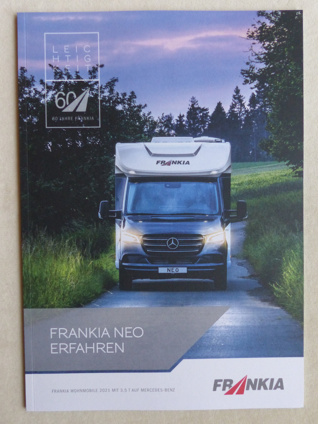 Frankia Neo 3,5T auf Mercedes Sprinter MJ 2021 - Prospekt Brochure 2020
