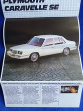 Lade das Bild in den Galerie-Viewer, Plymouth 1985 Caravelle SE - US-Prospekt Brochure 1984 USA
