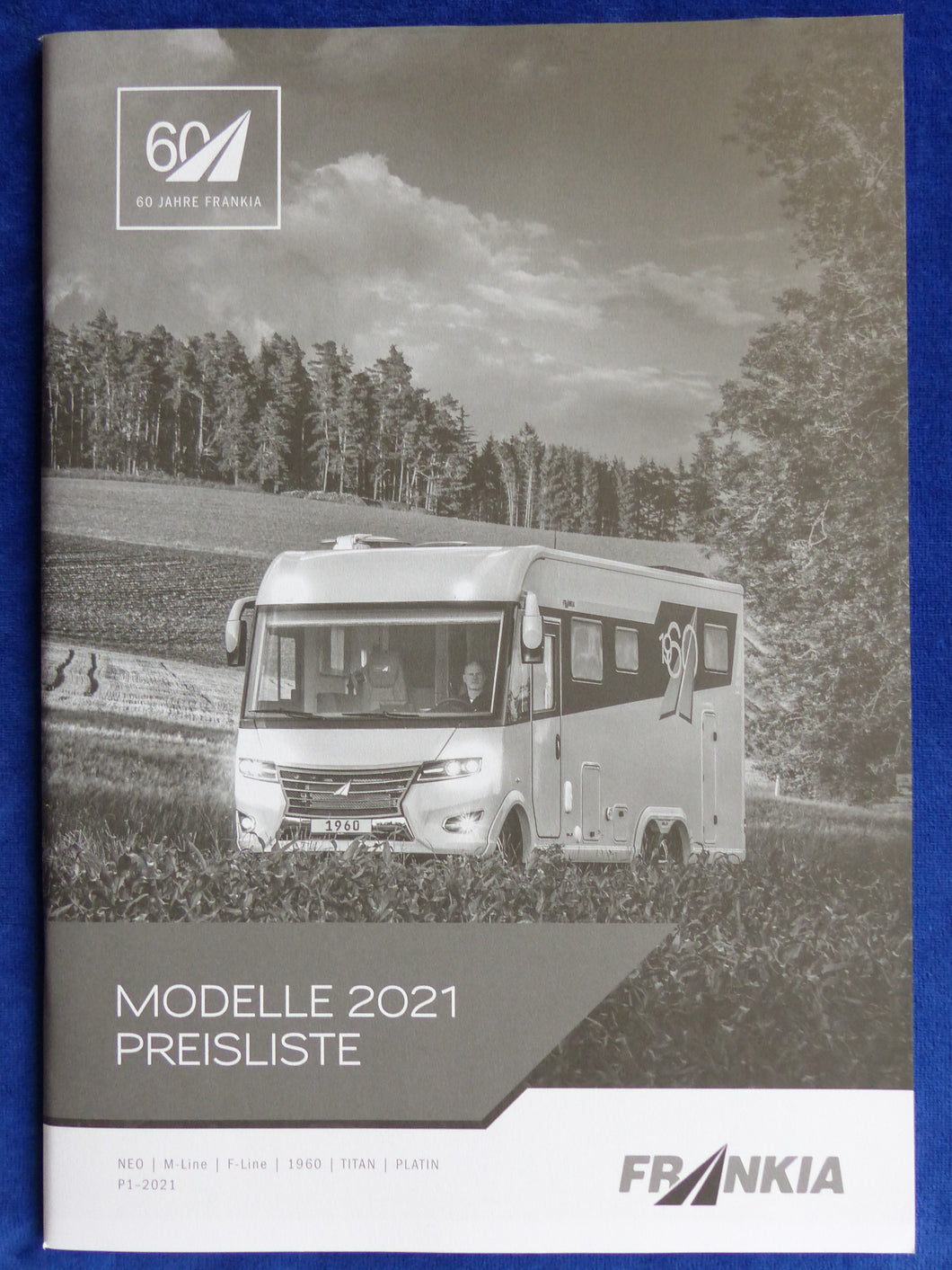 Frankia Wohnmobile Neo F-Line Titan Preisliste MJ 2021 - Prospekt Brochure 2020