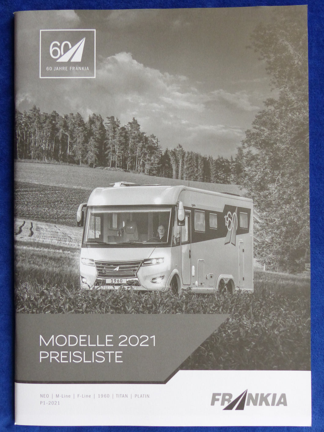 Frankia Reisemobile Neo F-Line Titan Preisliste MJ 2021 - Prospekt Brochure 06.2020