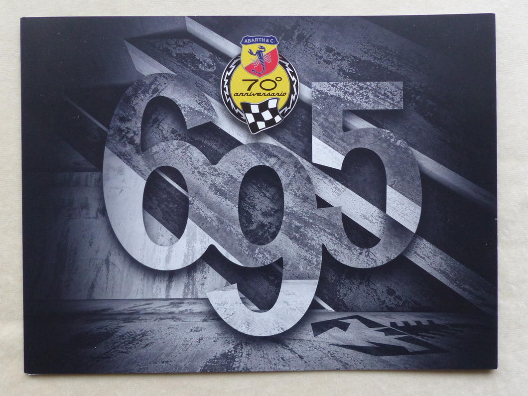 Abarth 695 70° Anniversario Limited 1 of 1949 - Prospekt Brochure 12.2019
