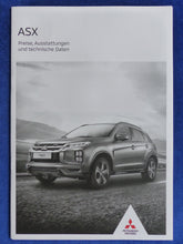 Lade das Bild in den Galerie-Viewer, Mitsubishi ASX MJ 2020 - Prospekt Brochure + Preisliste 04.2020
