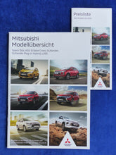 Lade das Bild in den Galerie-Viewer, Mitsubishi Programm 2021 ASX Outlander - Prospekt Brochure + Preisliste 06.2020
