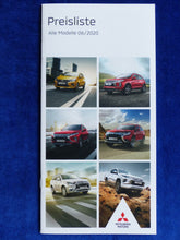 Lade das Bild in den Galerie-Viewer, Mitsubishi Programm 2021 ASX Outlander - Prospekt Brochure + Preisliste 06.2020
