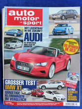 Lade das Bild in den Galerie-Viewer, Auto Motor Sport Heft 23/2009 - Porsche 911 Turbo Audi A3 Mercedes E-Klasse BMW
