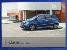 Lade das Bild in den Galerie-Viewer, Mercedes-Benz B-Klasse Grand Edition Typ T245 - Prospekt Brochure 04.2008

