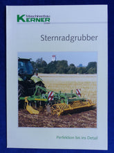 Lade das Bild in den Galerie-Viewer, Kerner Sternradgrubber G 260 380 600 - Prospekt Brochure 90er

