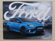 Lade das Bild in den Galerie-Viewer, Ford Focus RS Modelljahr 2017 - Prospekt Brochure 08.2016
