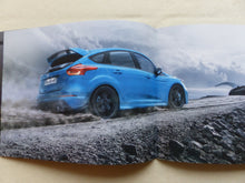 Lade das Bild in den Galerie-Viewer, Ford Focus RS Modelljahr 2017 - Prospekt Brochure 08.2016
