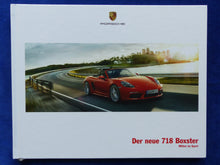 Lade das Bild in den Galerie-Viewer, Porsche 718 Boxster S Typ 982 MJ 2016 - Hardcover Prospekt Brochure 01.2016
