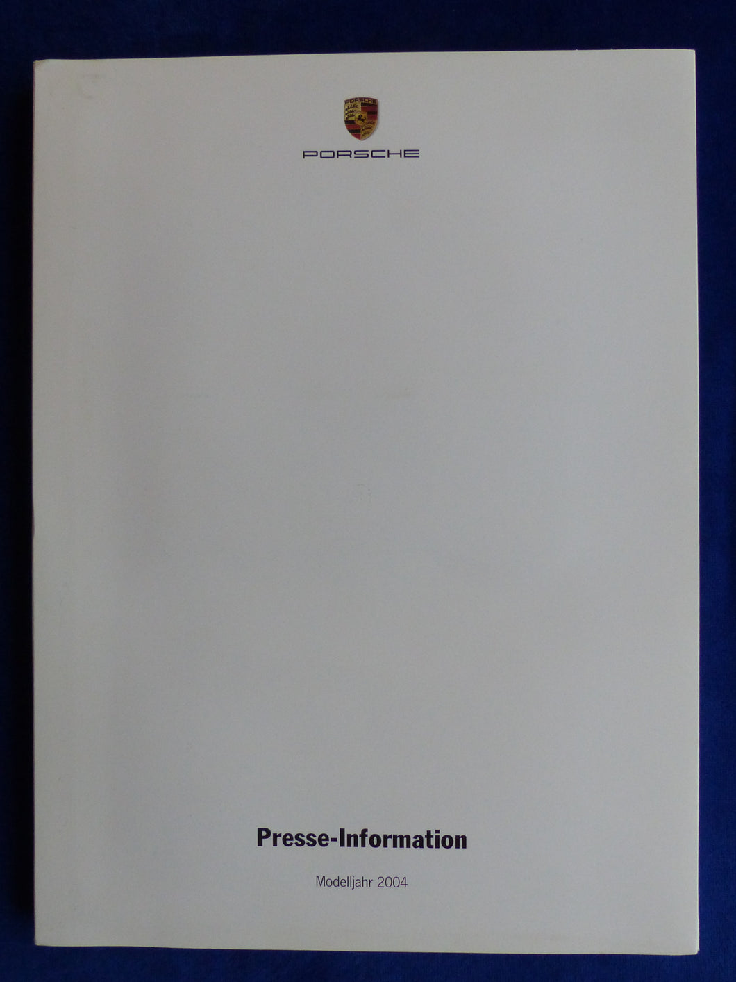 Porsche 911 GT3 Boxster Carrera MJ 2004 - Pressemappe CD-Rom press-kit 09.2003