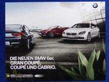 Lade das Bild in den Galerie-Viewer, BMW 6er Coupe Gran Coupe Cabrio F13 F06 F12 MJ 2015 - Preview Prospekt Brochure 02.2014
