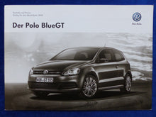 Lade das Bild in den Galerie-Viewer, VW Polo BlueGT MJ 2014 - Prospekt Brochure + Preisliste 04.2013
