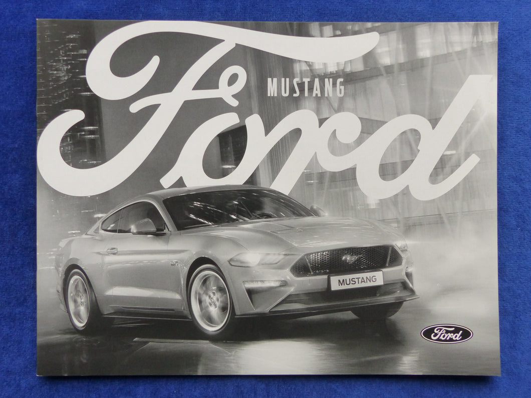 Ford Mustang GT V8 Coupe Cabrio - Preisliste MJ 2020 - Prospekt Brochure 06.2020