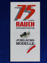 Lade das Bild in den Galerie-Viewer, Rauch Düngerstreuer ADS MDS Jubiläums-Modelle - Prospekt Brochure 08.1996
