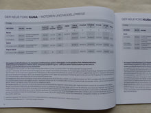 Lade das Bild in den Galerie-Viewer, Ford Kuga Plug-In-Hybrid MJ 2021 - Prospekt Brochure + Preisliste 09.2020
