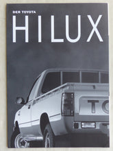 Lade das Bild in den Galerie-Viewer, Toyota Hilux - Technische Daten MJ 1991 - Prospekt Brochure 02.1991
