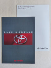 Lade das Bild in den Galerie-Viewer, Toyota Programm 1993 Corolla Carina Supra Landcruiser - Prospekt + Daten 08.1992
