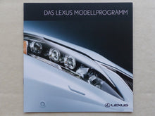 Lade das Bild in den Galerie-Viewer, Lexus Modelle IS SC RX GS LS - Preisliste MJ 2011 - Prospekt Brochure 05.2010

