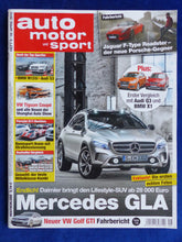 Lade das Bild in den Galerie-Viewer, Auto Motor Sport Heft 9/2013 - Jaguar F-Type Mercedes GLA BMW M135i Audi S3 VW
