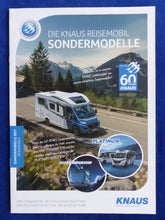 Lade das Bild in den Galerie-Viewer, Knaus 60 Years Sondermodelle Vansation Platinum 2021 - Prospekt Brochure 08.2020
