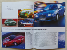 Lade das Bild in den Galerie-Viewer, Toyota Modellprogramm 1998 Corolla MR2 Celica - Prospekt Brochure + Daten 9.1997
