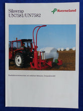 Lade das Bild in den Galerie-Viewer, Kverneland Silawrap UN Rundballenwickelmaschine - Prospekt Brochure 05.1991
