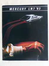 Lade das Bild in den Galerie-Viewer, Mercury LN7 &#39;83 - US-Prospekt Brochure 08.1982 USA
