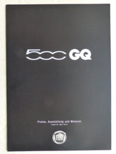 Lade das Bild in den Galerie-Viewer, Fiat 500 GQ 500C GQ - Preisliste - Prospekt Brochure 03.2014
