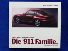 Lade das Bild in den Galerie-Viewer, Porsche 911 Carrera RS Turbo Typ 993 - Katalog auf CD-Rom - Prospekt 02.1995

