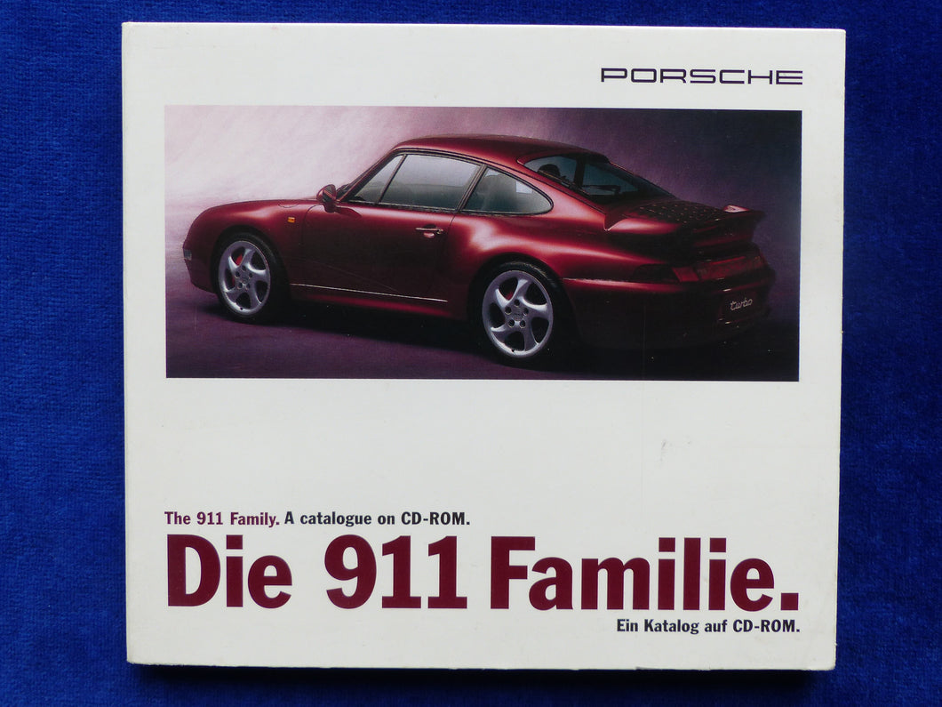Porsche 911 Carrera RS Turbo Typ 993 - Katalog auf CD-Rom - Prospekt 02.1995