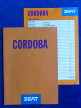 Lade das Bild in den Galerie-Viewer, Seat Cordoba MJ 1994 - Prospekt Brochure + Daten &amp; Ausstattungen 11.1993
