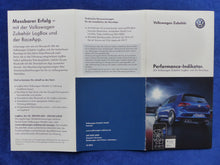 Lade das Bild in den Galerie-Viewer, VW Zubehör LogBox &amp; RaceApp Performance Golf R GTI - Prospekt Brochure 12.2014
